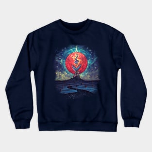 Red Moon Crewneck Sweatshirt